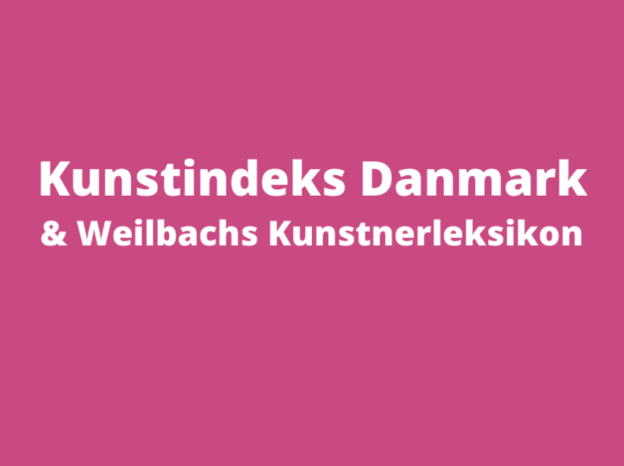 Logo Kunstindeks Danmark og Weilbachs Kunstnerleksikon 